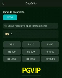 deposits PGVIP